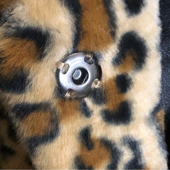 NWT! Gorgeous Cavilini Leopard Fur Swing Coat 2X - Picture 6 of 11